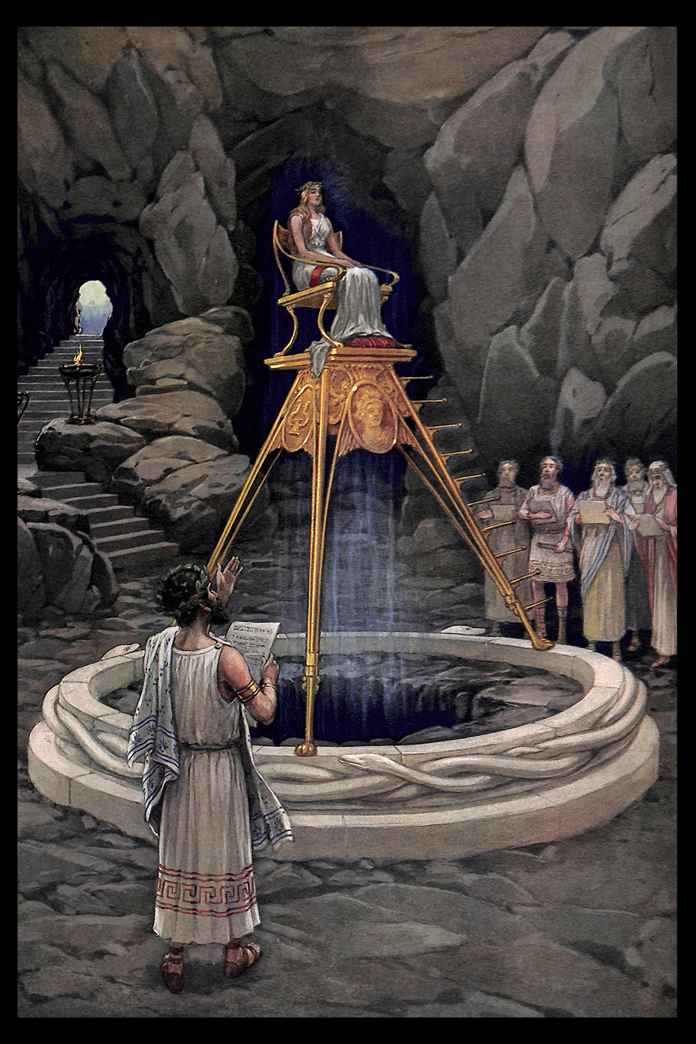 PLATE 11: The Oracle of Delphi