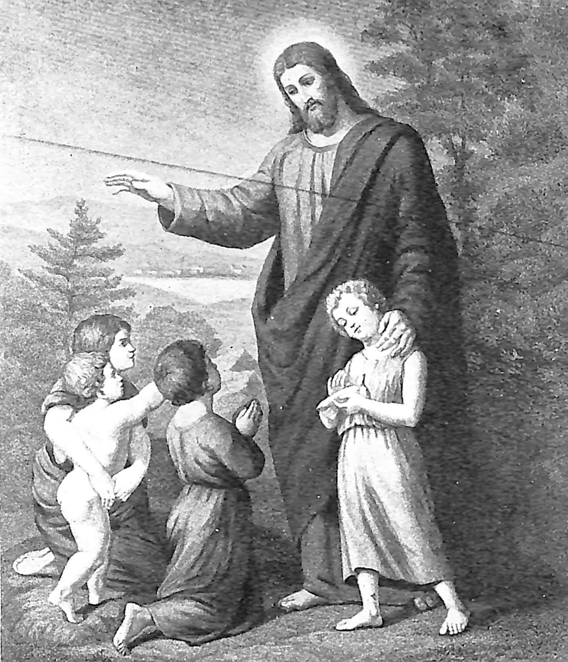 Christ And The Children