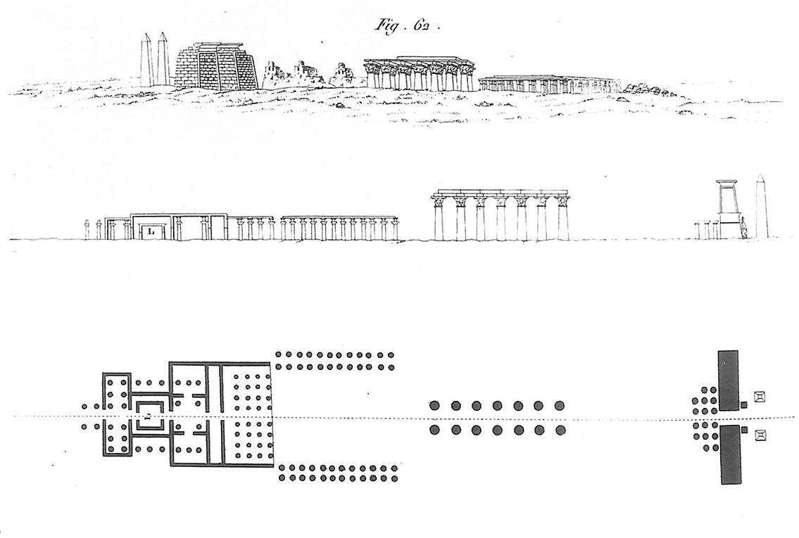 Plan of an Egyptian Temple