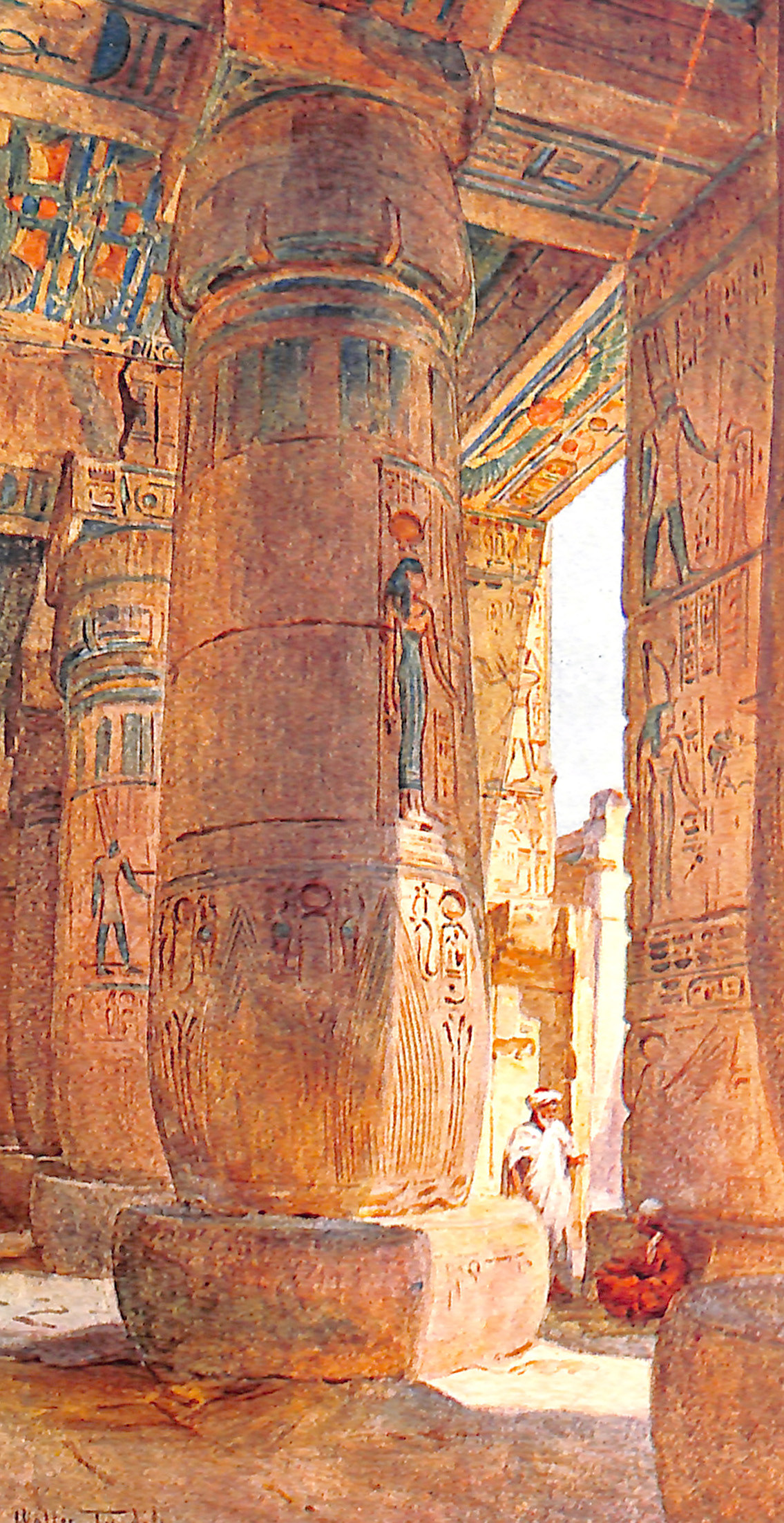 In The Temple Of Ramses III, Medinet Habu