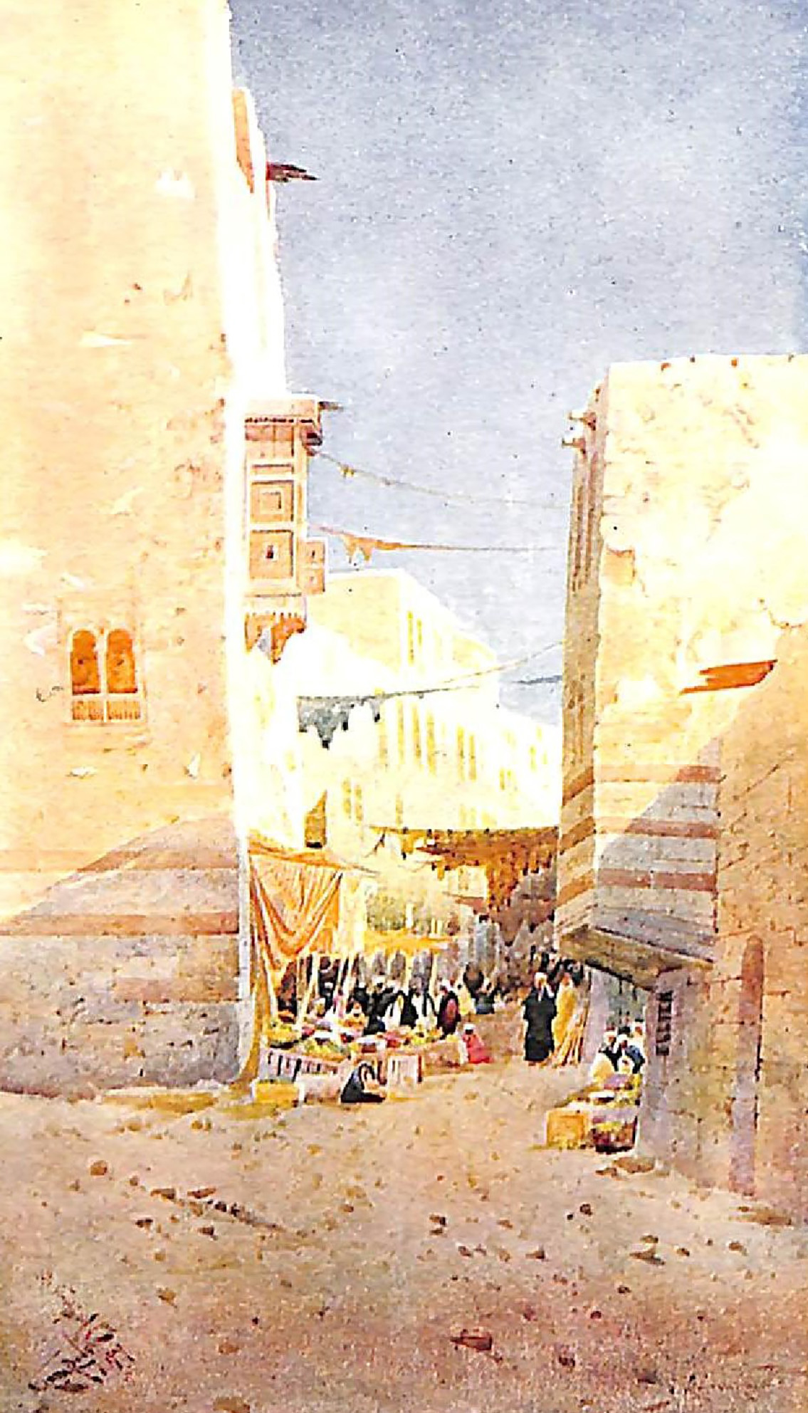 A Street Scene, Cairo