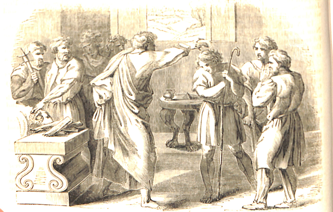 Samuel Anointing David - Raffaelle