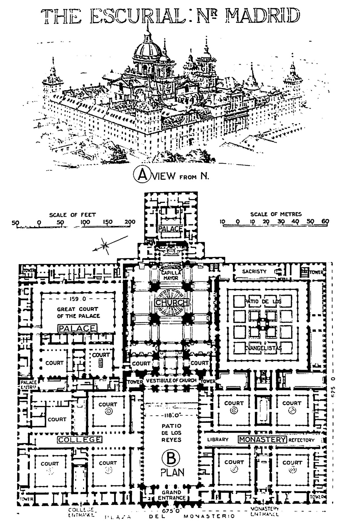 The Escurial of Madrid