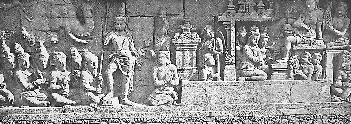 Relief at Borobudur