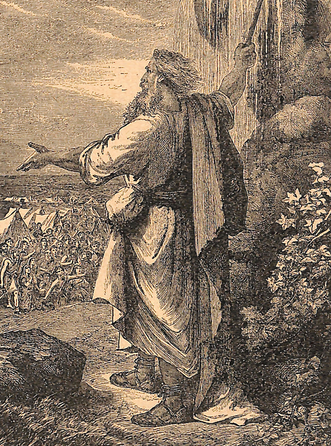 Moses Striking The Rock