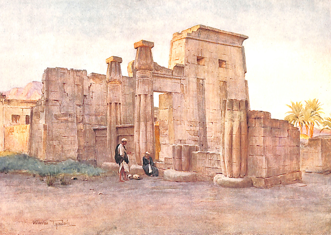 The Temple Of Nektenebo, Medinet Habu