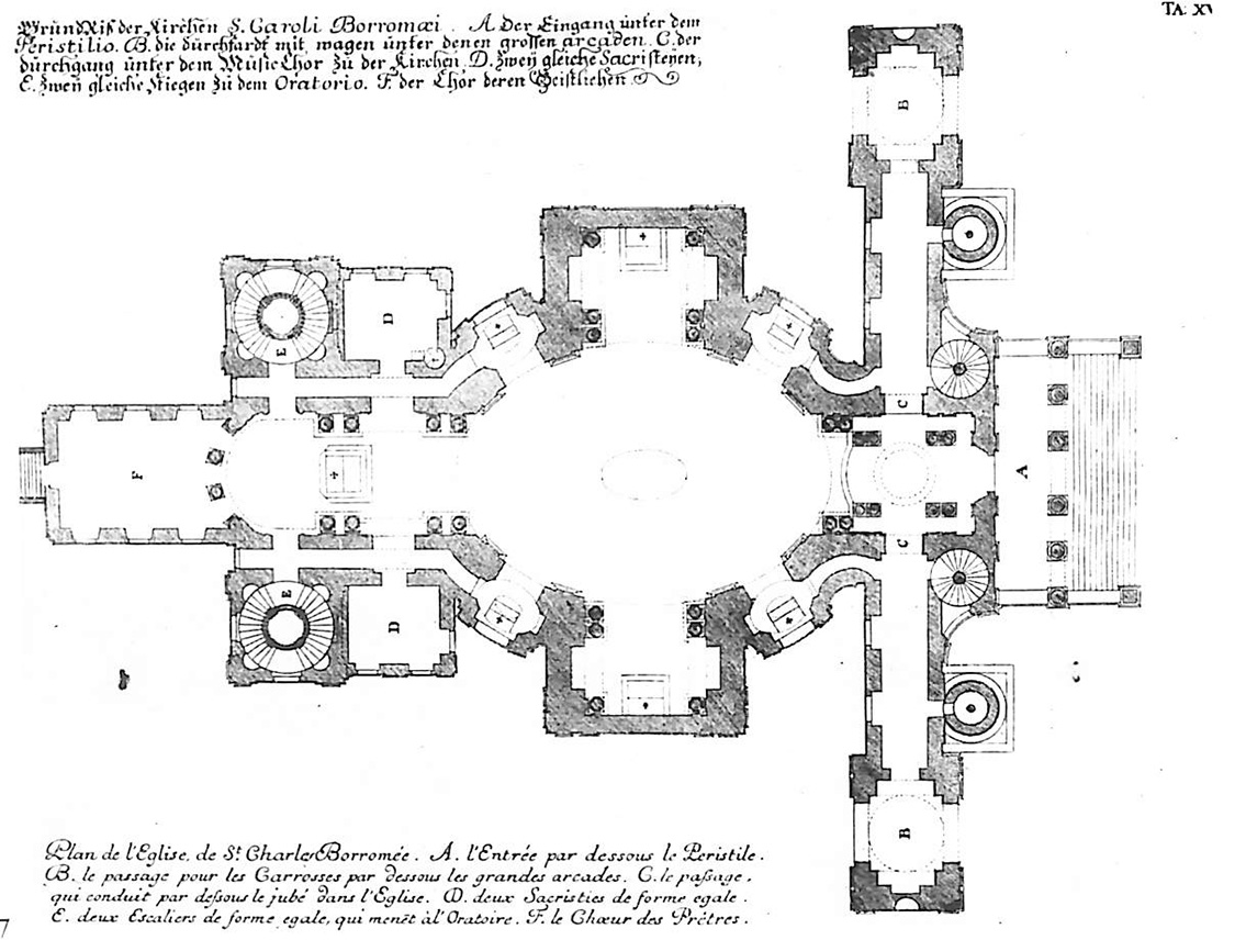 Plan of the Cathedral at Vienna