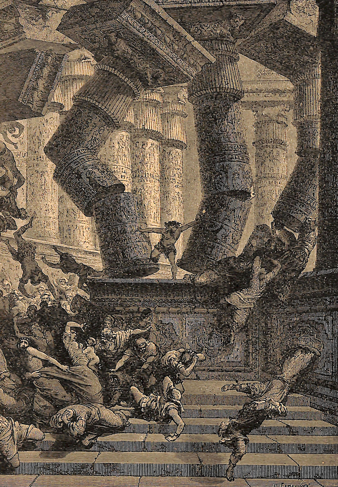 Samson Destroying The Temple