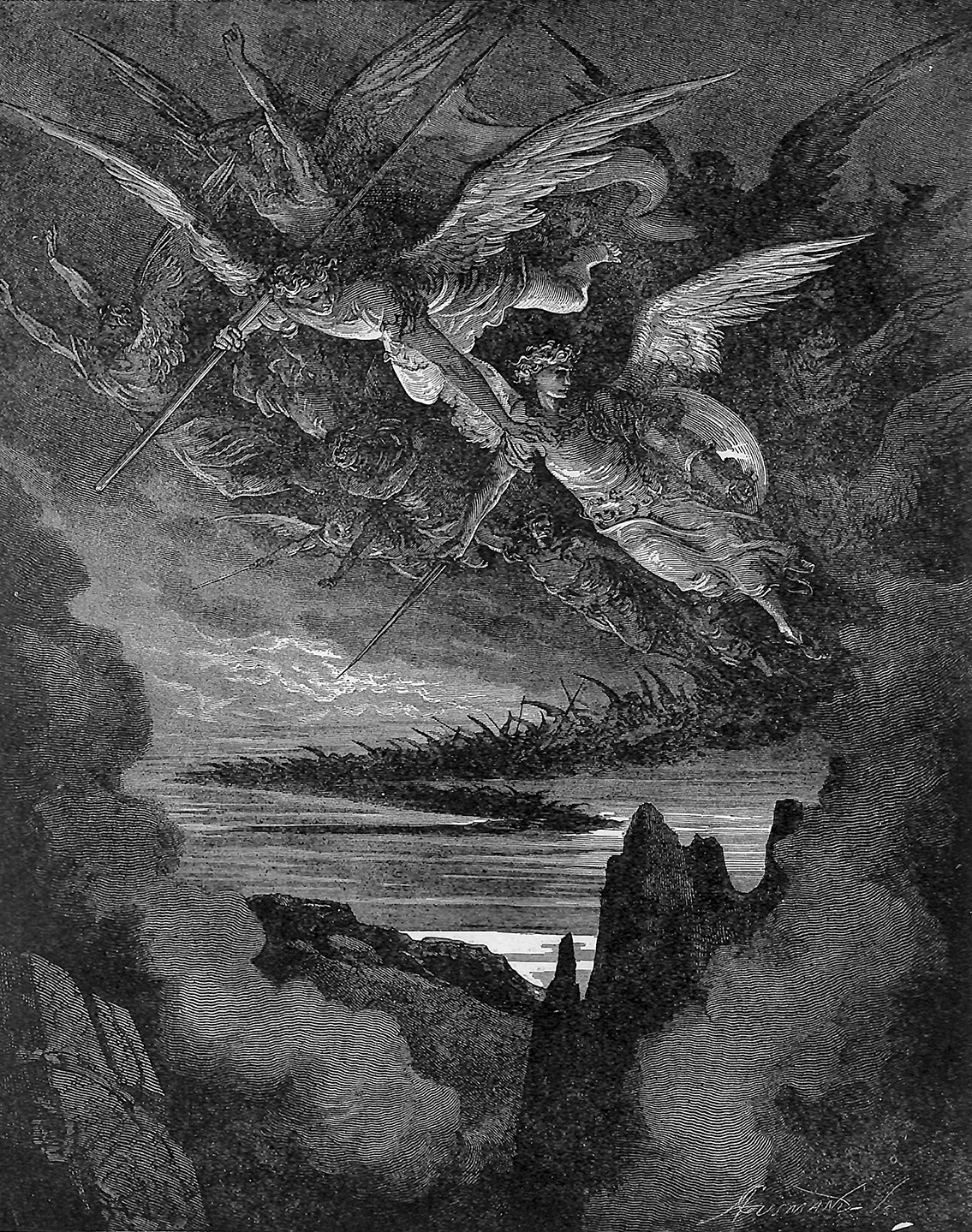 Masonic Galleries | Paradise Lost, Illustrated By Gustav Dore