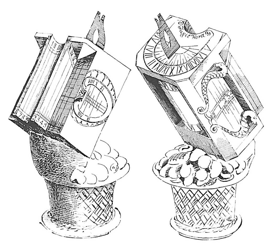 Another lectern-shaped sundial