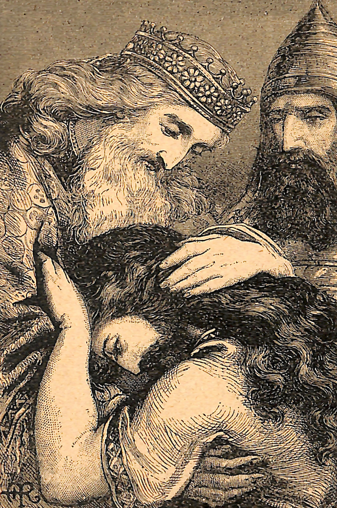 King David Forgiving His Son Absalom