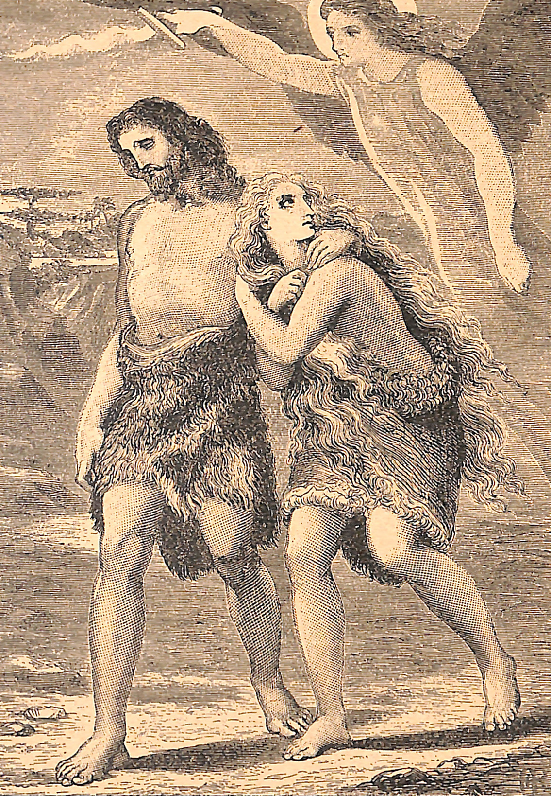 Adam and Eve driven out of Eden