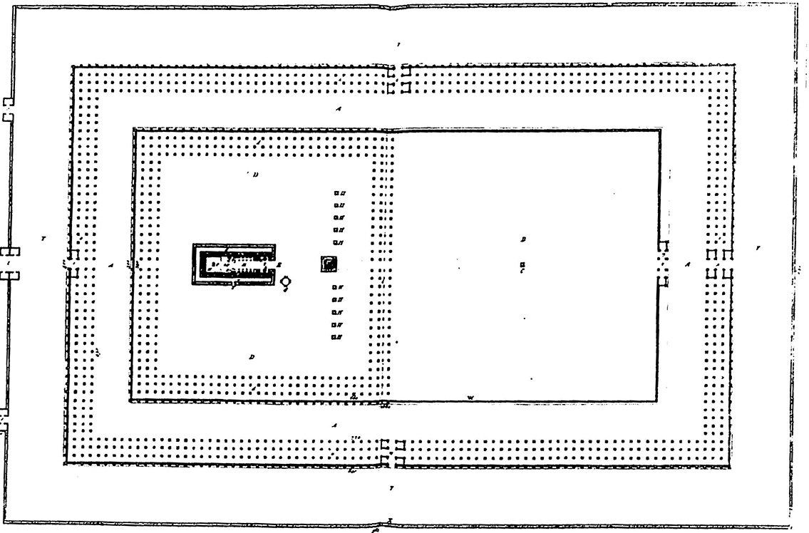 Plan of the Temple in Jerusalem