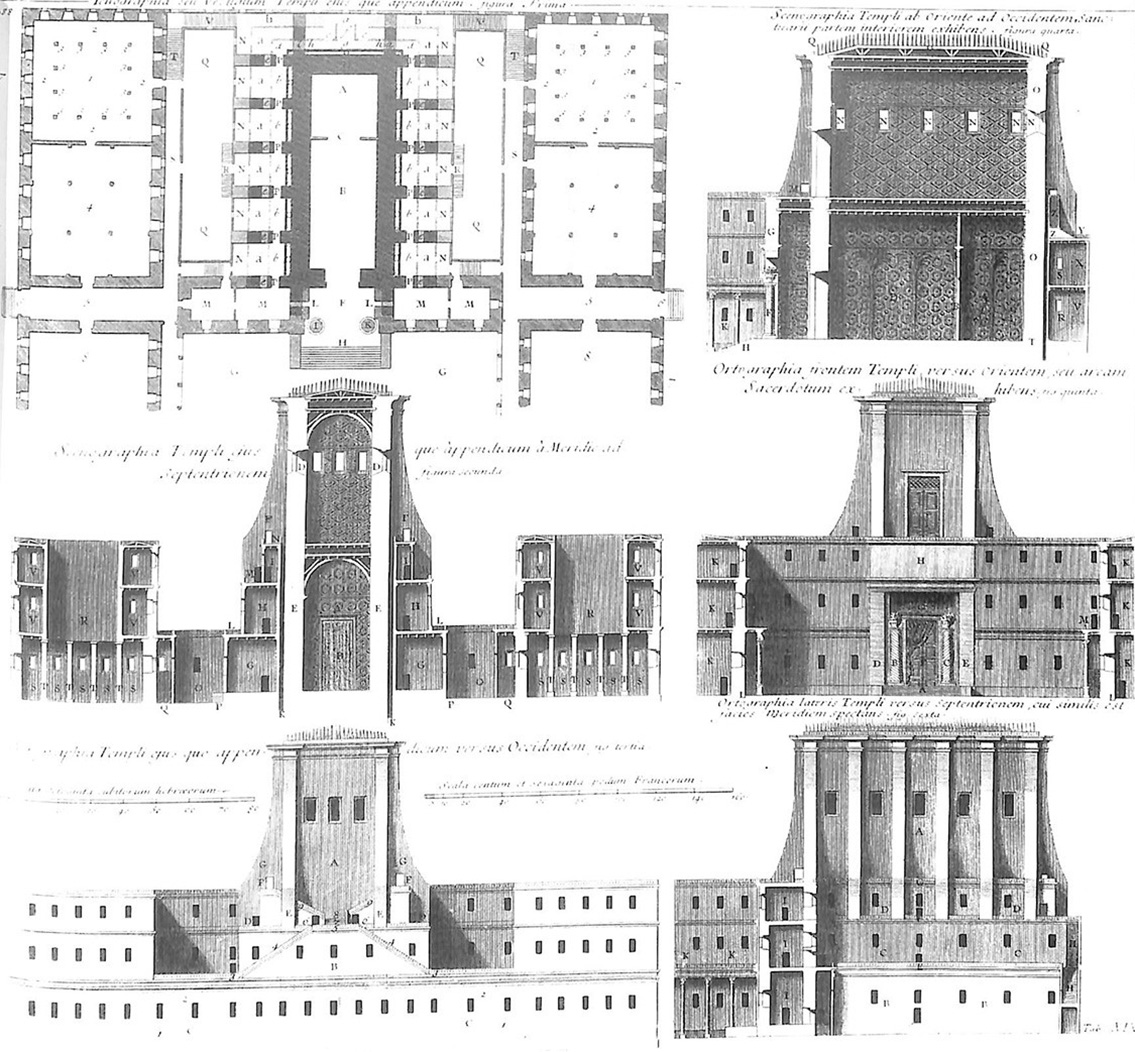 Exterior details of the Temple of Jerusalem