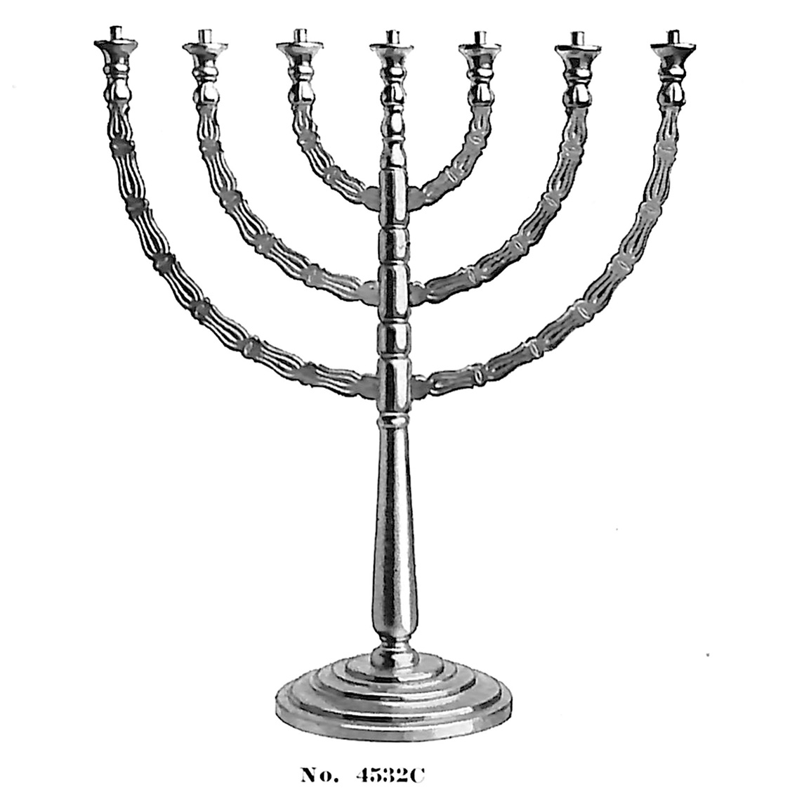 Seven Branch Candlestick no. 4532C