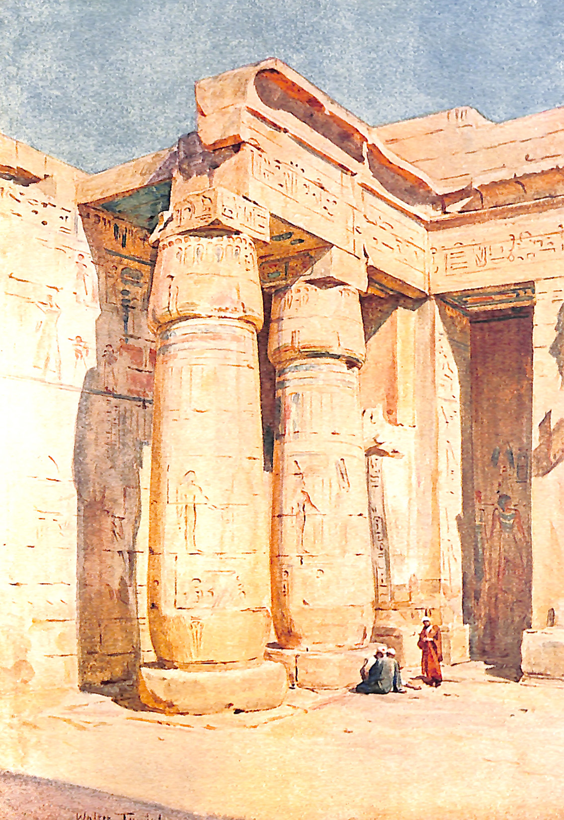 The Second Court At Medinet Habu