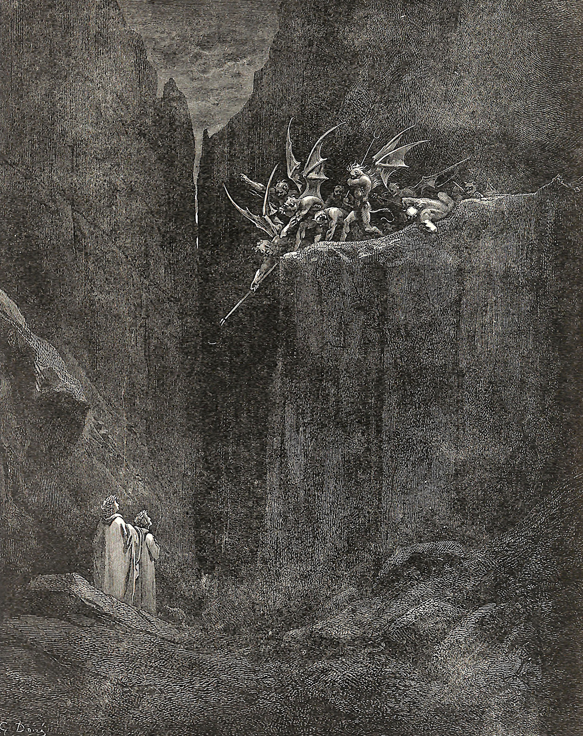The taunting of Dante