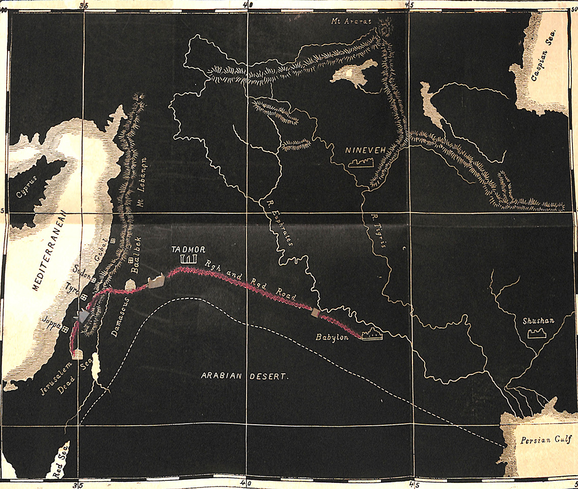 Map of The Middle East