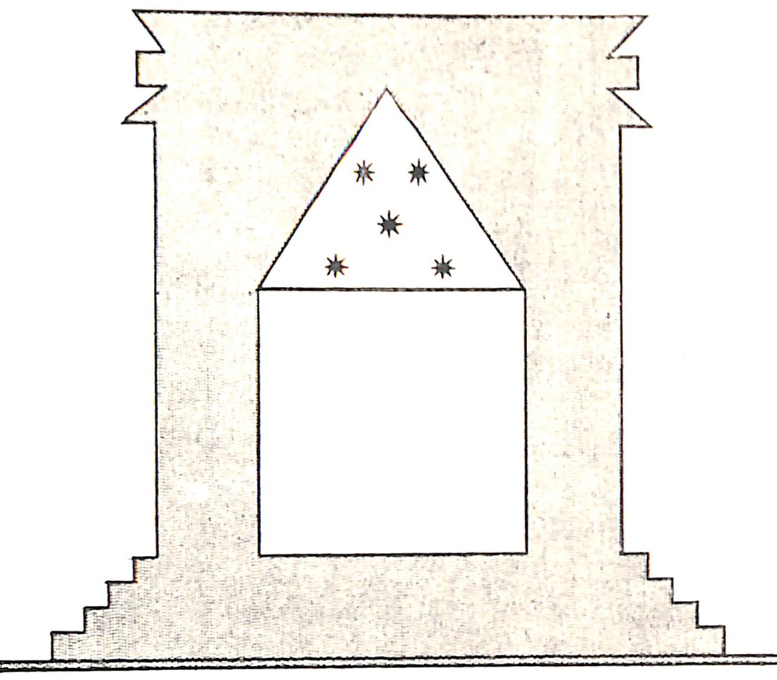 Temple Illustration of Uxmal
