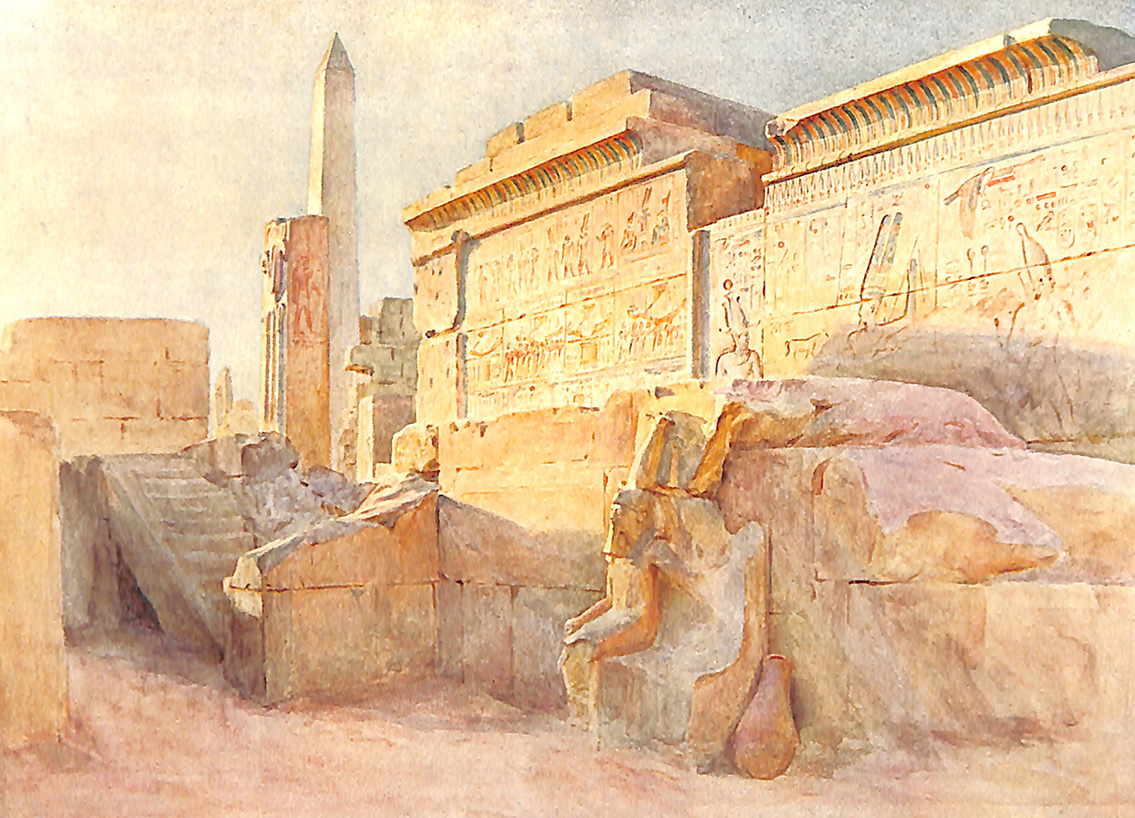 The Sanctuary At Karnak