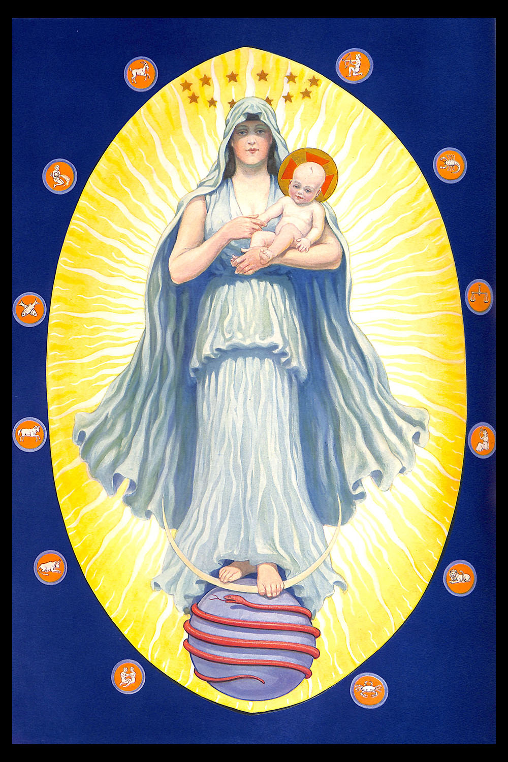 PLATE 9: The Celestial Virgin