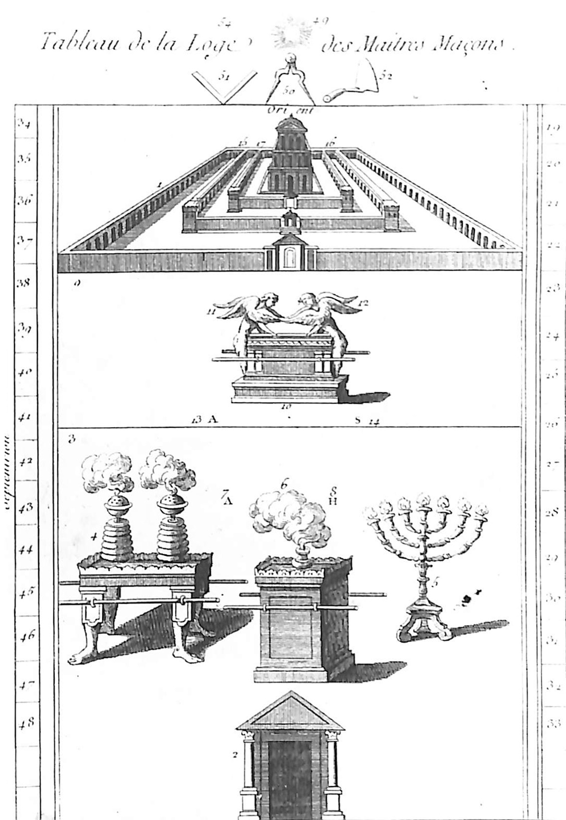 Plan of a Master Mason Lodge