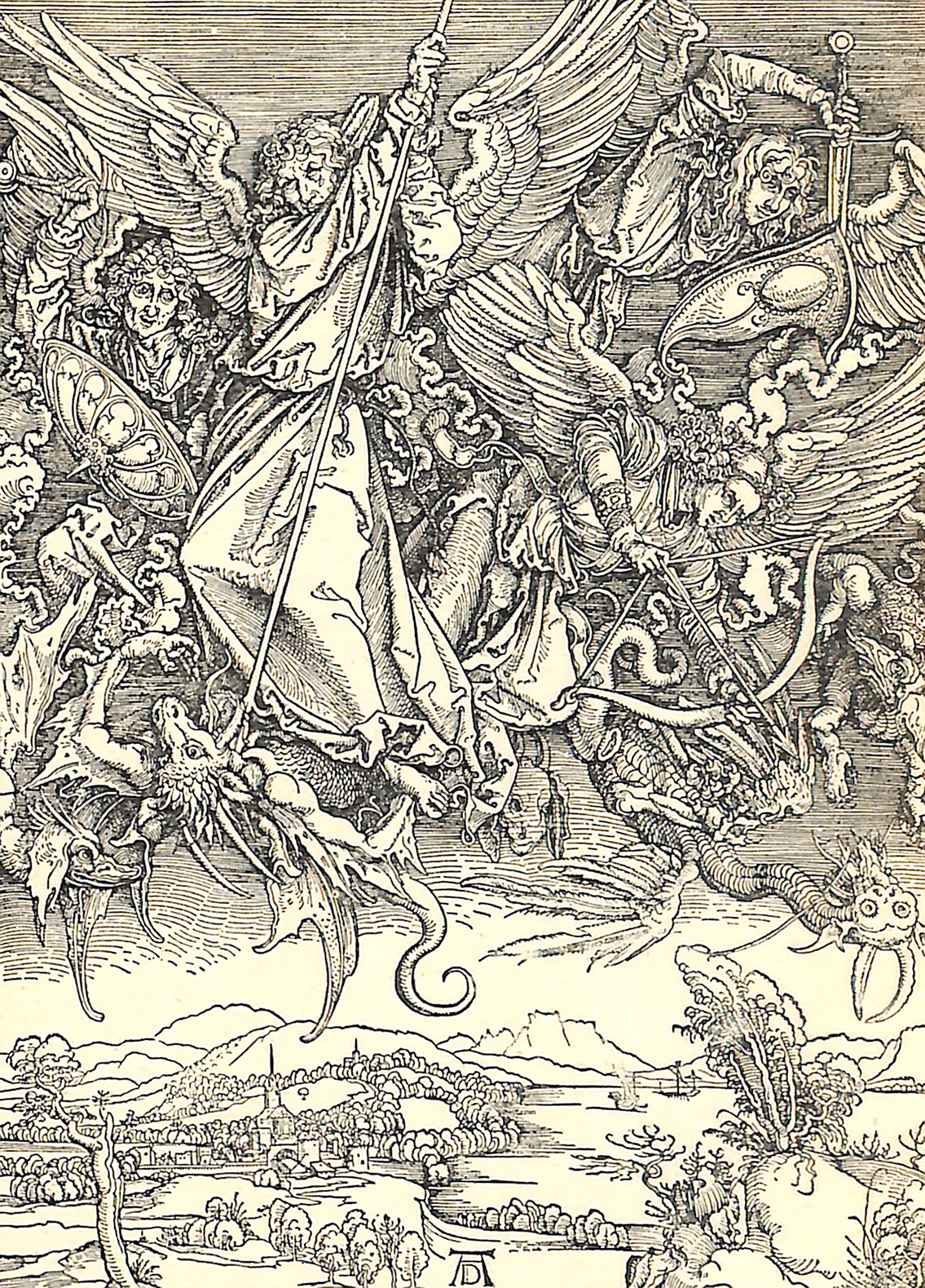 The Apocalypse, St. Michael fighting the Dragon