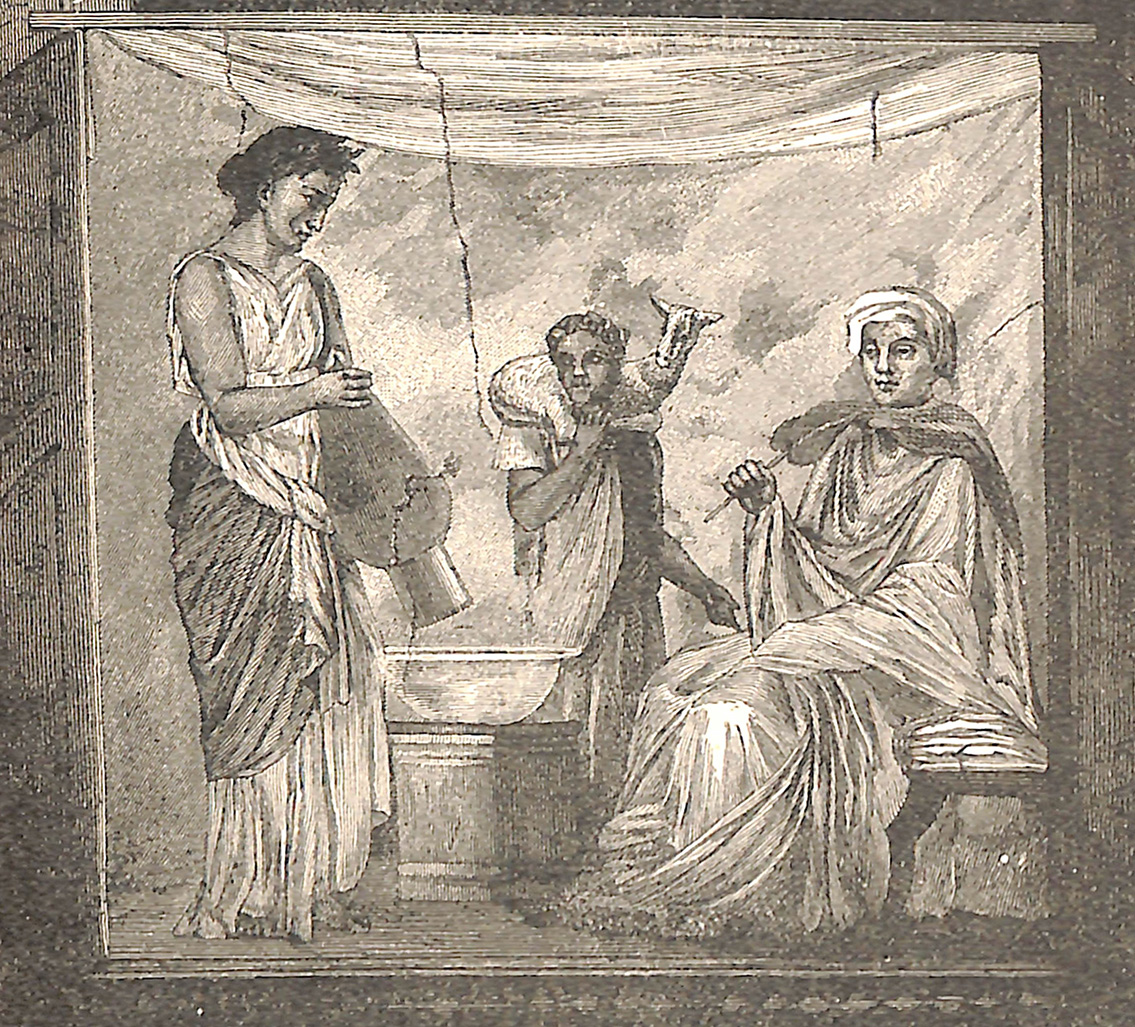 Ancient Sacrifice (From Wall Paintings of Pompeii)