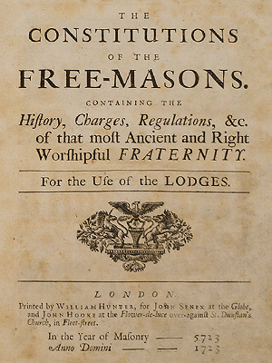 The Constitutions of the Free-Masons